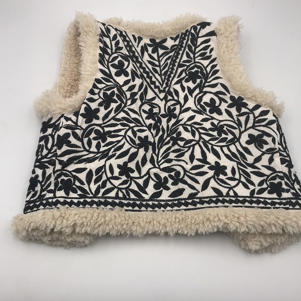 NWOT Free People Noelle Sherpa Vest - Picture 6 of 8